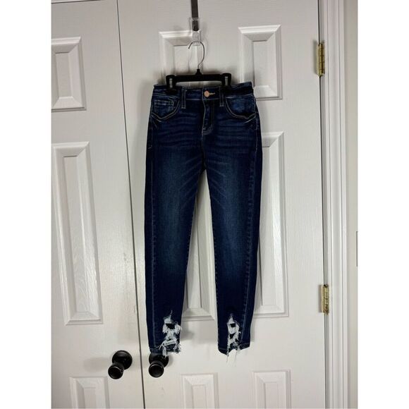 Kancan Girls Mid Rise Slim Fit Ankle Skinny Jeans Size 14 - Picture 1 of 4